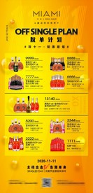 双11光棍节酒水海报