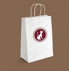 品牌logo手提袋皮包样机