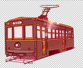 文艺怀旧大连有轨电车pad