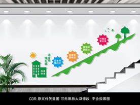 学校楼道文化墙