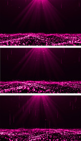 4k唯美婚庆舞台粒子海洋视频
