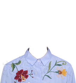 证件照衬衣刺绣学生工作衬衣