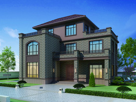 外墙砖效果图 自建房