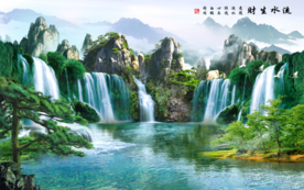 山水画 水墨山水画 意境山水画