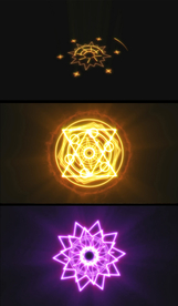 梦幻大气魔法阵带通道视频素材