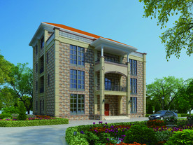 外墙砖效果图 自建房