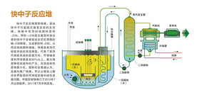 核电站 快中子反应堆 原理图
