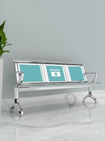 长椅椅子广告样机