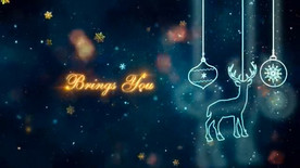 粒子飘雪圣诞节