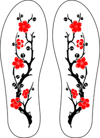 鞋垫印花