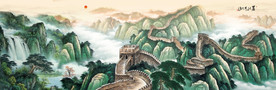 长城国画长城长城国画