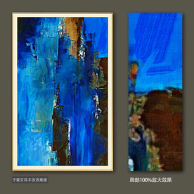 抽象油画装饰画轻奢手绘装饰画