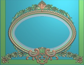 精雕图 标牌镜框