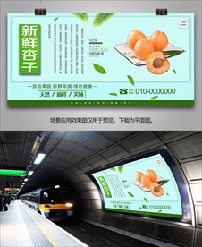 杏单页展板挂画易拉宝灯箱展架