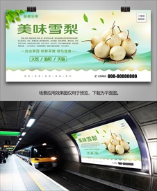 雪梨易拉宝海报挂画单页展架展板