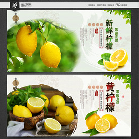 柠檬海报