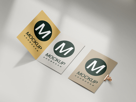 二折页对折页样机