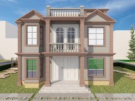 别墅外墙效果图