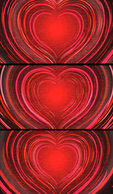 线条红色桃心婚礼背景视频