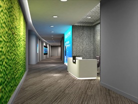 公司前台 公司过道 公司前厅