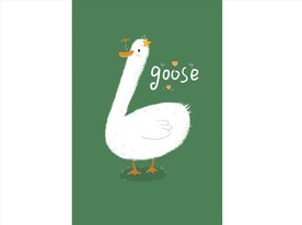 手绘卡通鹅 手卡通鹅插画