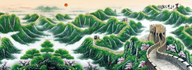 长城国画长城长城国画