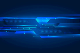 蓝色科技感背景