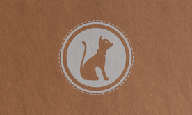 品牌logo牛皮纸样机