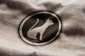 布质品牌logo样机