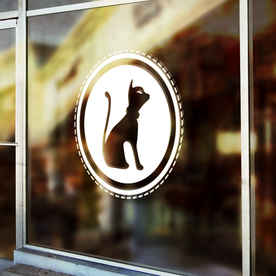 品牌logo玻璃样机