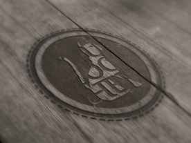 品牌logo木头样机