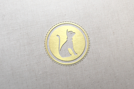 品牌logo烫金银样机