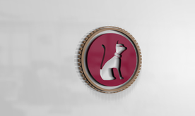 品牌logo金属质感样机