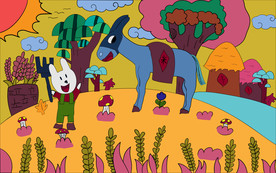 矢量童话童画儿童画