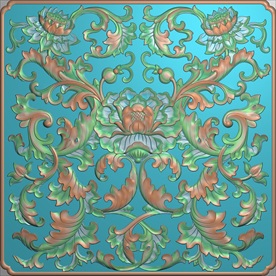 精雕图 洋花 欧式花