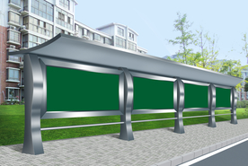 不锈钢雨棚黑板学校文化宣传栏