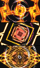 多形状切换酒吧演艺背景视频