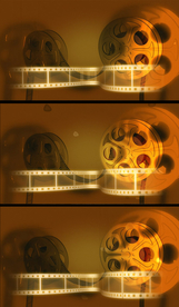 复古影片旋转怀旧视频素材