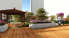 屋顶花园设计案例效果图