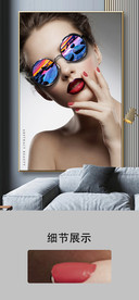 欧式时尚美女艺术装饰画