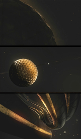 震撼大气金色科技感视频素材