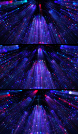 4K旋转粒子射线LED舞台背景