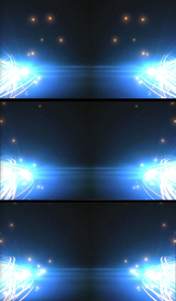 蓝色绚丽星空合成视频背景