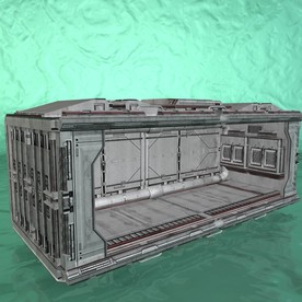 太空舱 科幻模型 建筑模型
