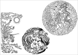 近代图案几何图案纹理