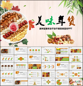 美味坚果年货干货干果零食宣传