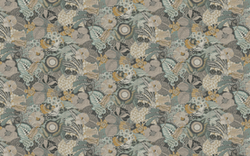 欧式风情热带雨林西洋画