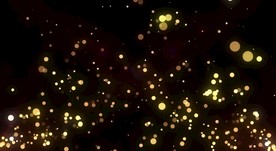 金色光斑粒子飘动年舞台视频素材