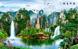山水风景画