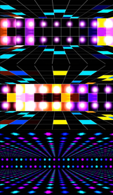 方格点光射灯舞台背景视频